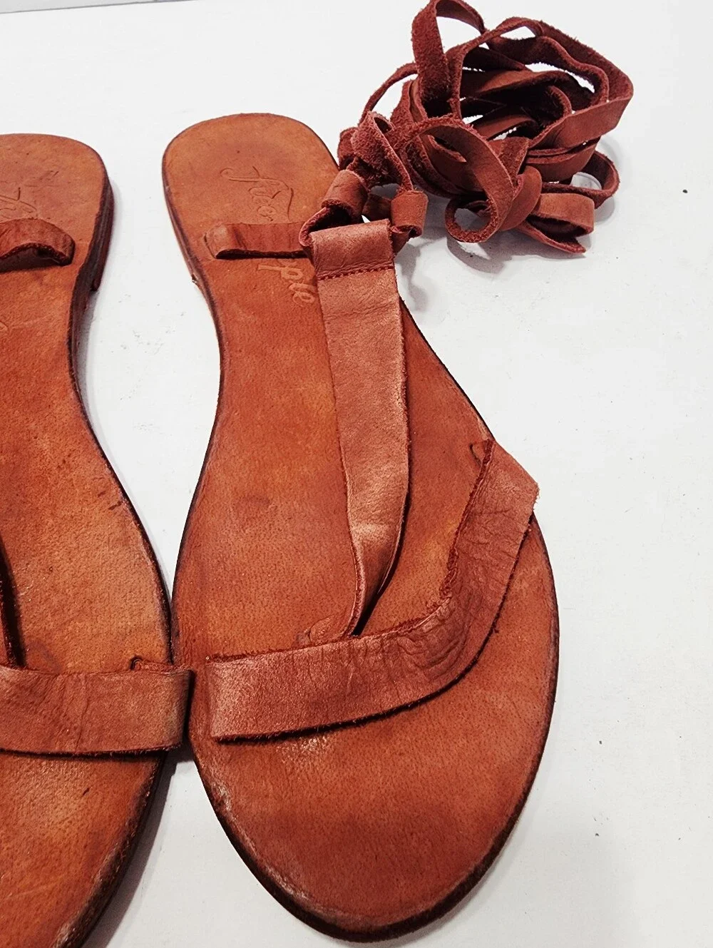 Free People Dahlia Lace Up Sandal Size 37